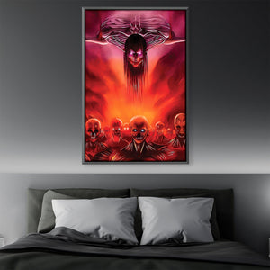 Rumbling is Coming Canvas Art Clock Canvas