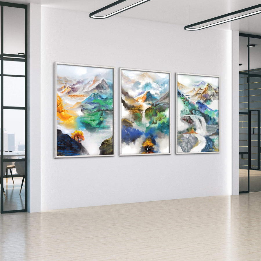 Sacred Valley Canvas Art Clock Canvas