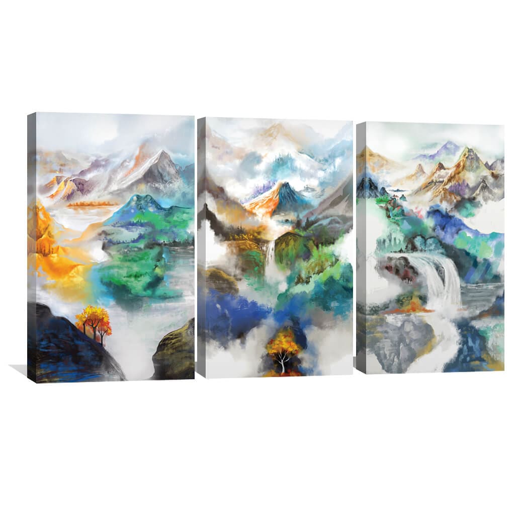 Sacred Valley Canvas Art Clock Canvas
