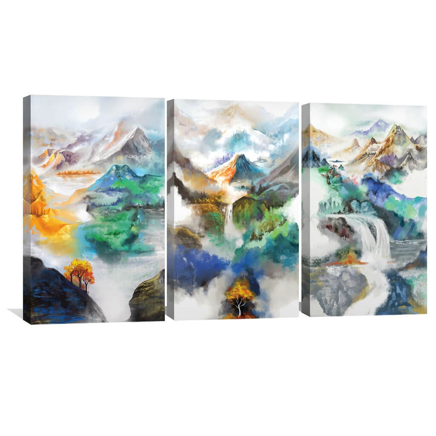 Sacred Valley Canvas Art Clock Canvas