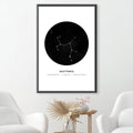 Sagittarius Traits Canvas Art Clock Canvas