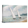 Sailing Tranquility Oil Painting Oil Clock Canvas