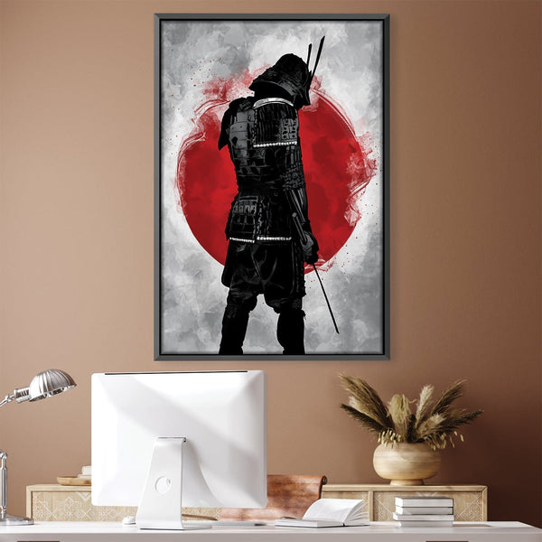 Samurai 2 Canvas Art 30 x 45cm / Unframed Canvas Print Clock Canvas