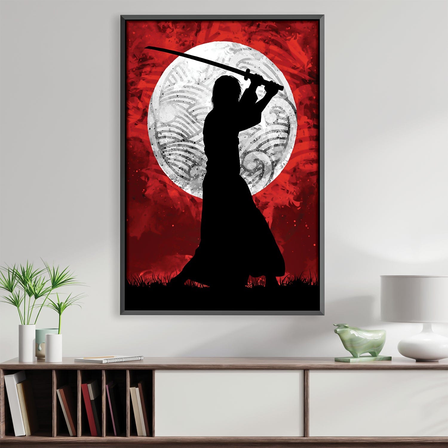 Samurai Sun Red Canvas product thumbnail