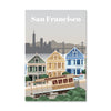 San Francisco Canvas - Studio 324 Art Clock Canvas