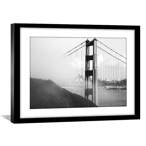 San Francisco Views Print Art 45 x 30cm / Unframed Canvas Print Clock Canvas