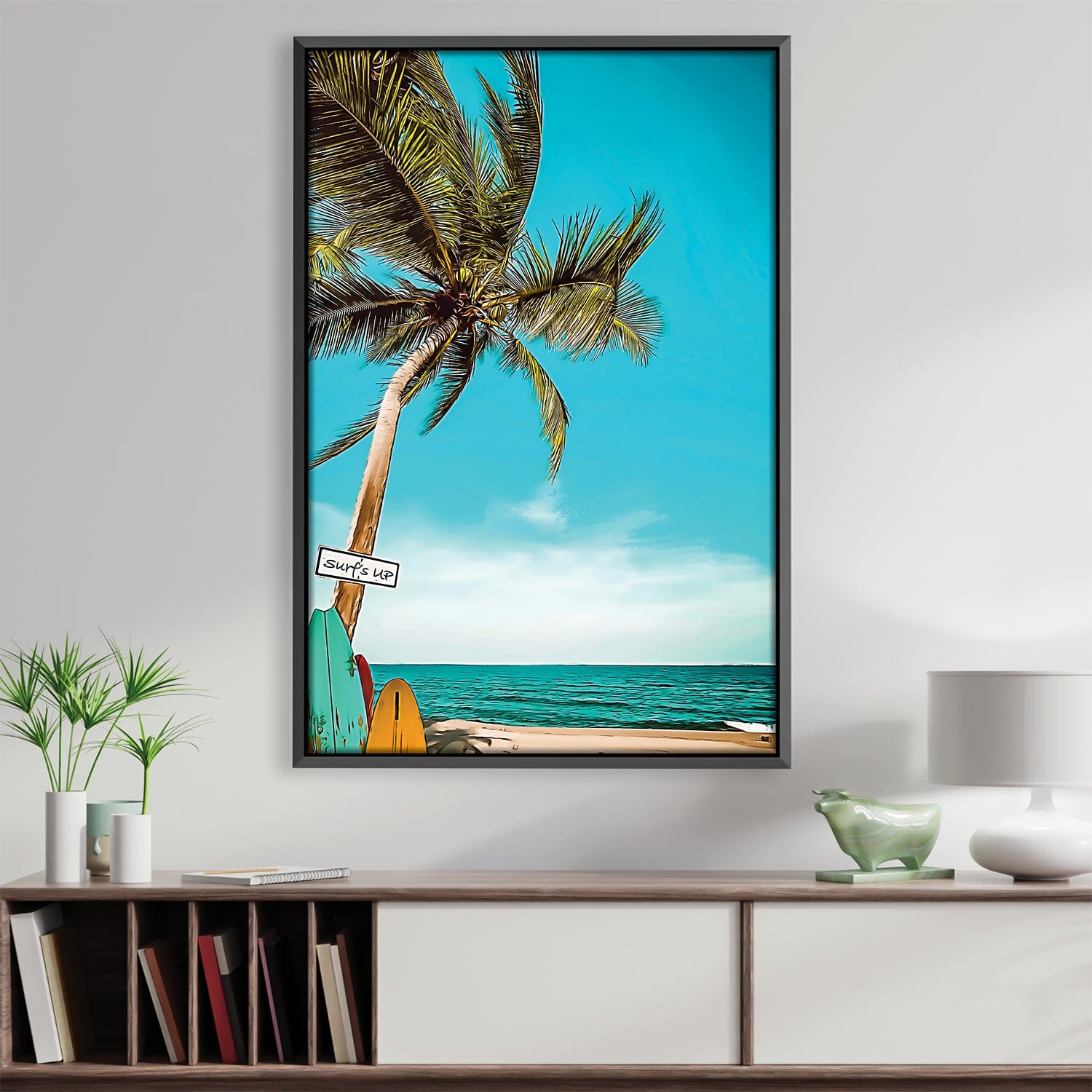 Sandy Vibes Canvas Art Clock Canvas