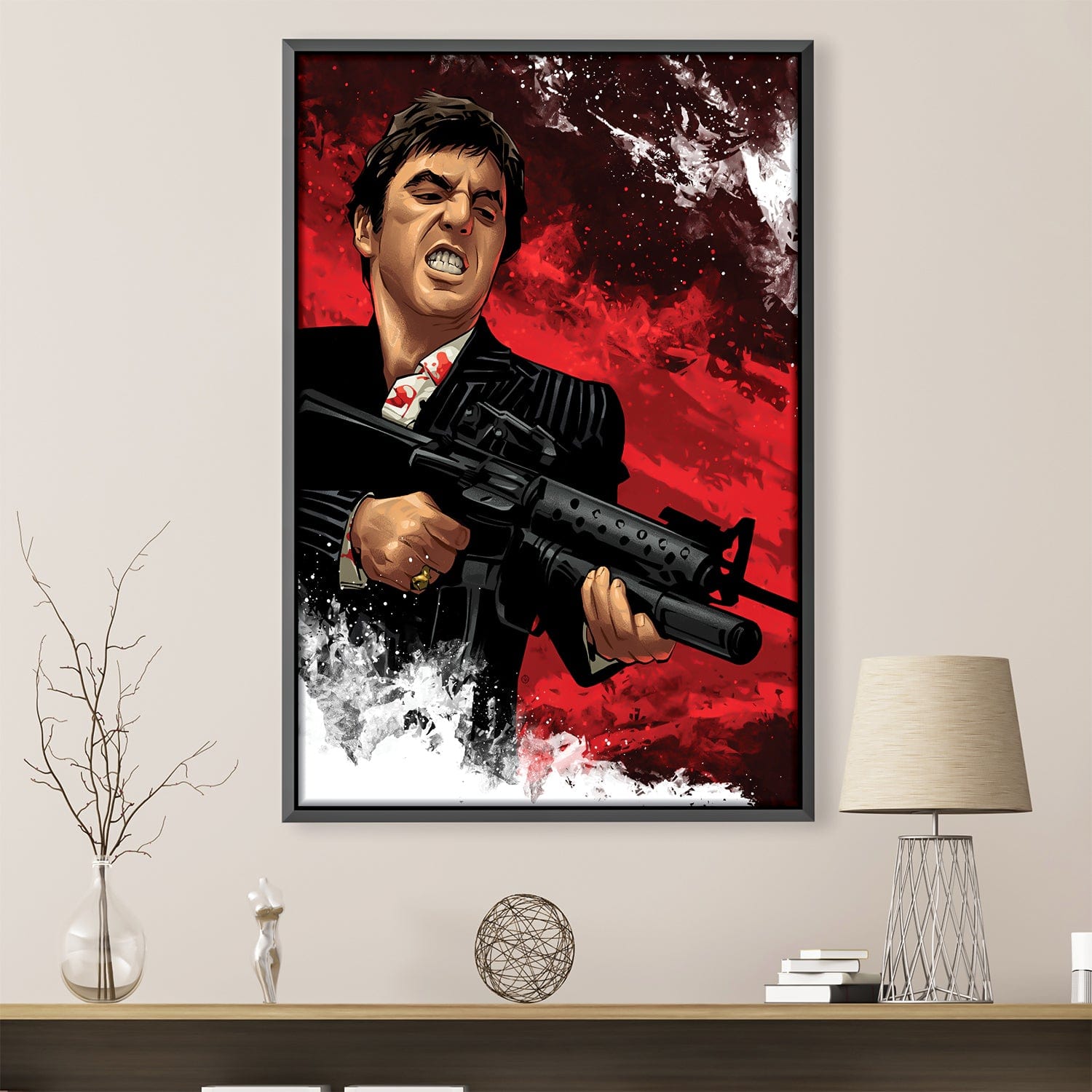 Scarface Shot Canvas product thumbnail