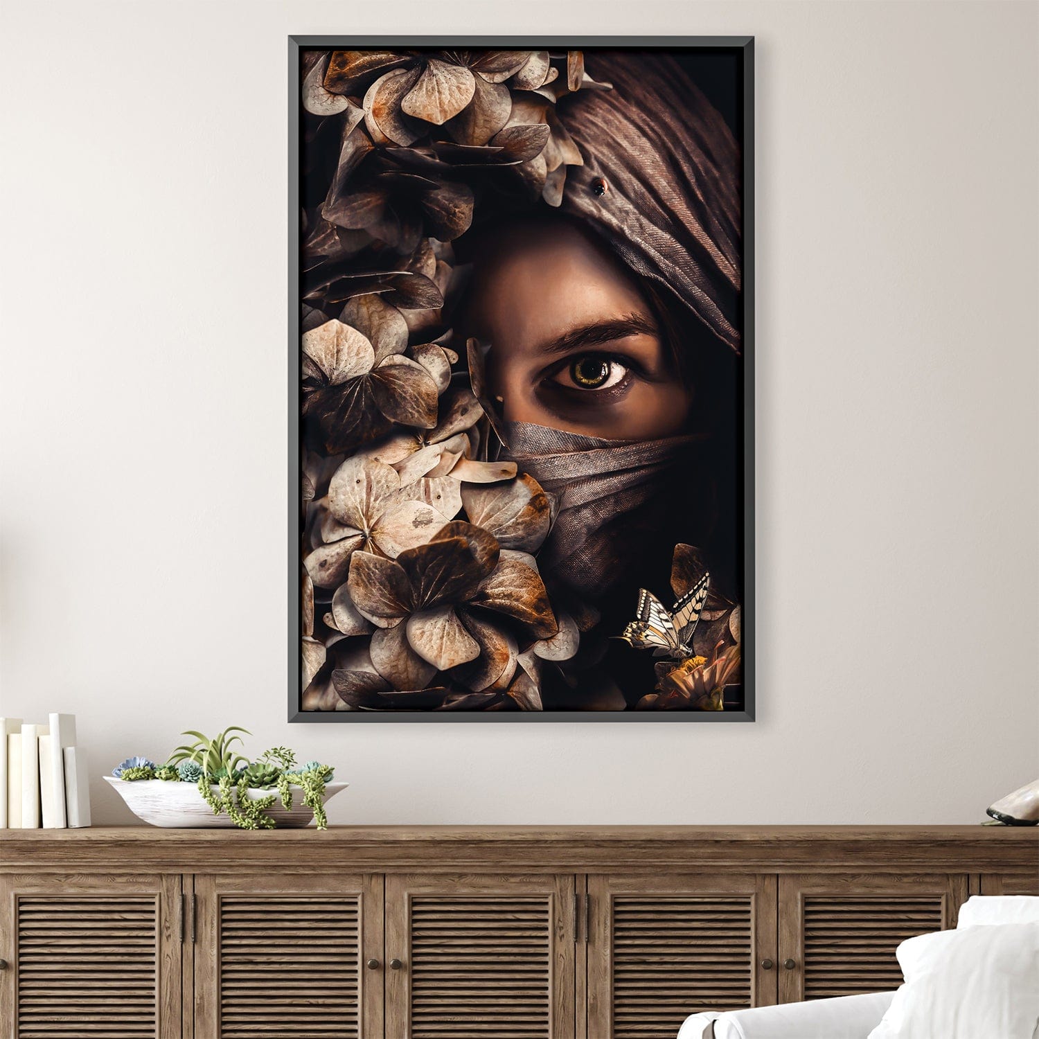 Scarfed Woman Canvas product thumbnail