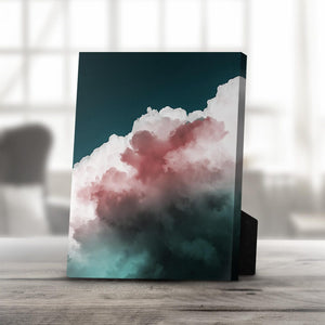 Scenic Cloudscape C Desktop Canvas Desktop Canvas 20 x 25cm Clock Canvas