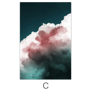 Scenic Cloudscape Canvas Art C / 40 x 60cm / Unframed Canvas Print Clock Canvas