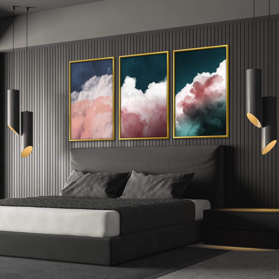 Scenic Cloudscape Canvas Art Clock Canvas