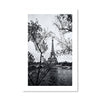 Scenic Paris Print Art Clock Canvas