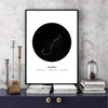 Scorpio Traits Canvas Art Clock Canvas