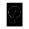 Scorpio Traits Gold Canvas Art 40 x 50cm / No Board - Canvas Print Only Clock Canvas