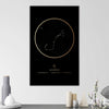 Scorpio Traits Gold Canvas Art Clock Canvas