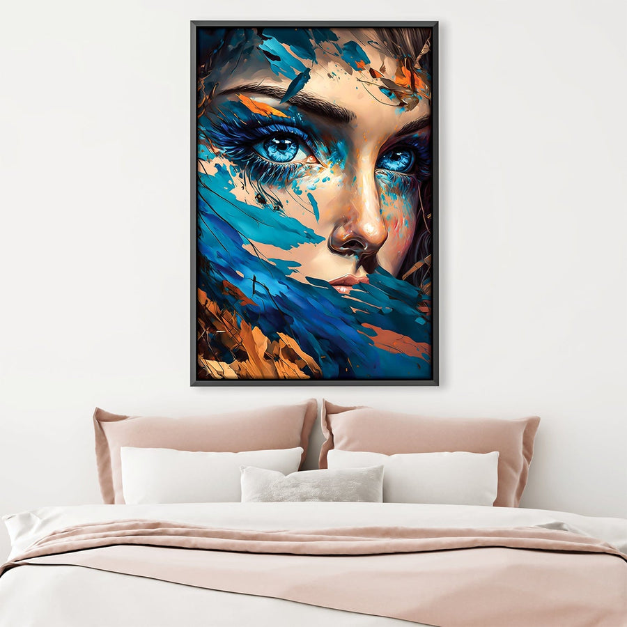 Secret Beauty Canvas Art Clock Canvas
