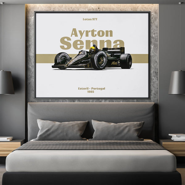 Senna Lotus Canvas Art Clock Canvas