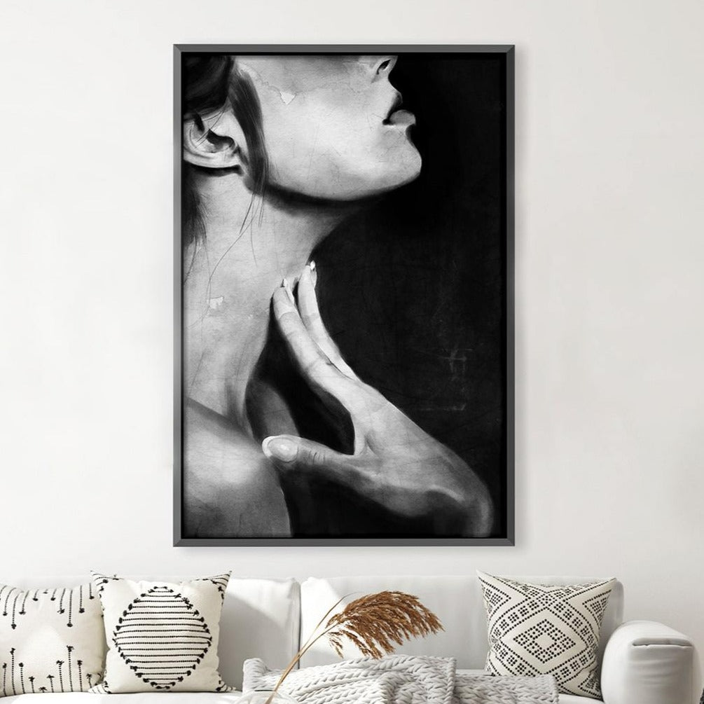 Sensuality Canvas Art Clock Canvas