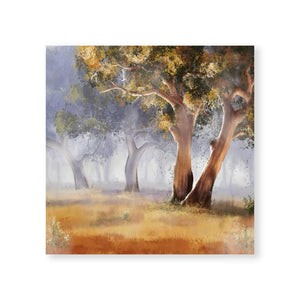Serene Forest Canvas Art Clock Canvas