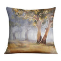 Serene Forest Cushion Cushion Cushion Square Clock Canvas