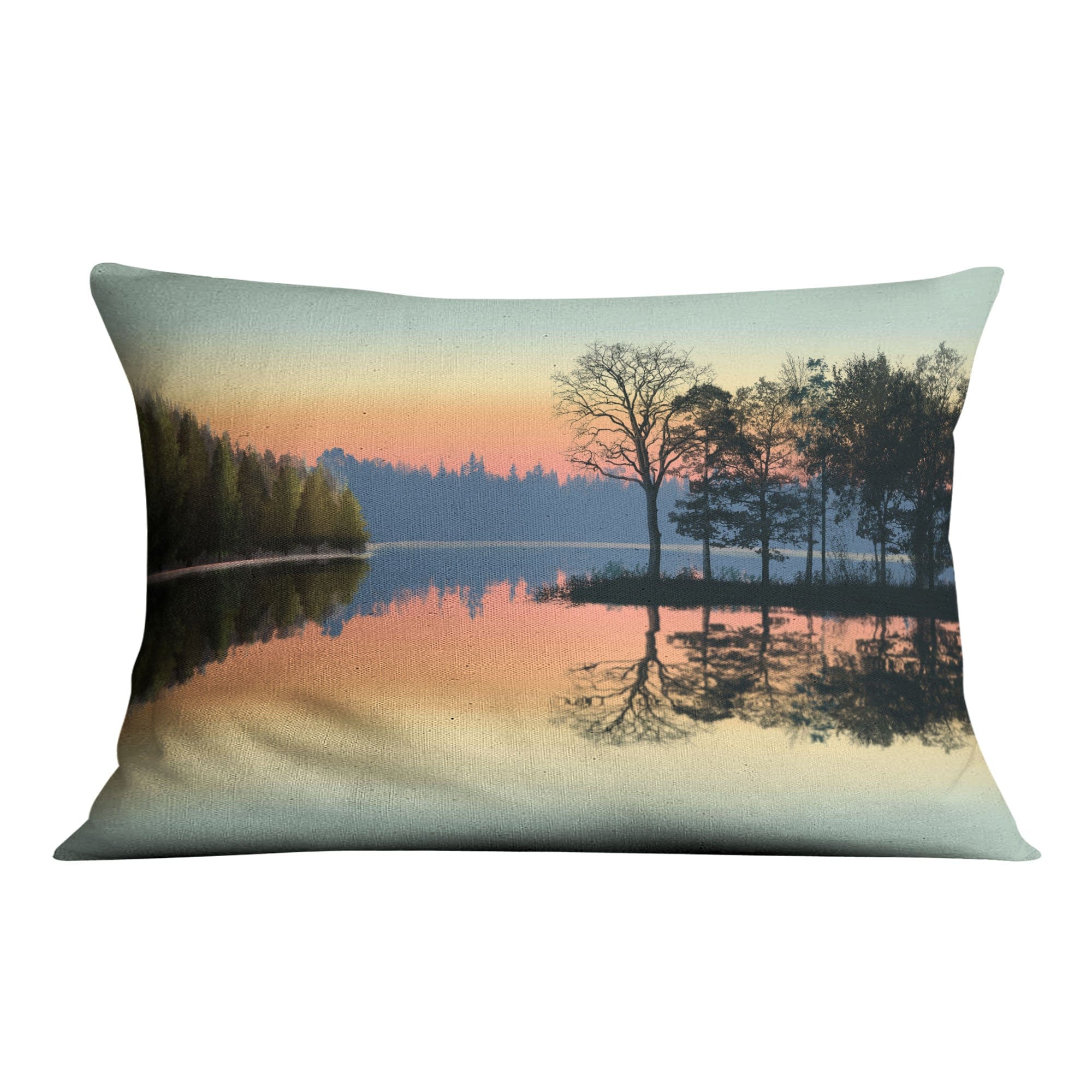 Serene Lake View Cushion 48 x 33cm product thumbnail