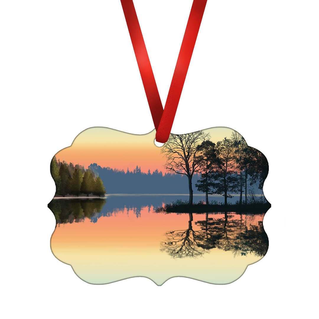 Serene Lakeview Ornament product thumbnail