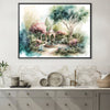 Serene Watercolors Canvas Art Clock Canvas