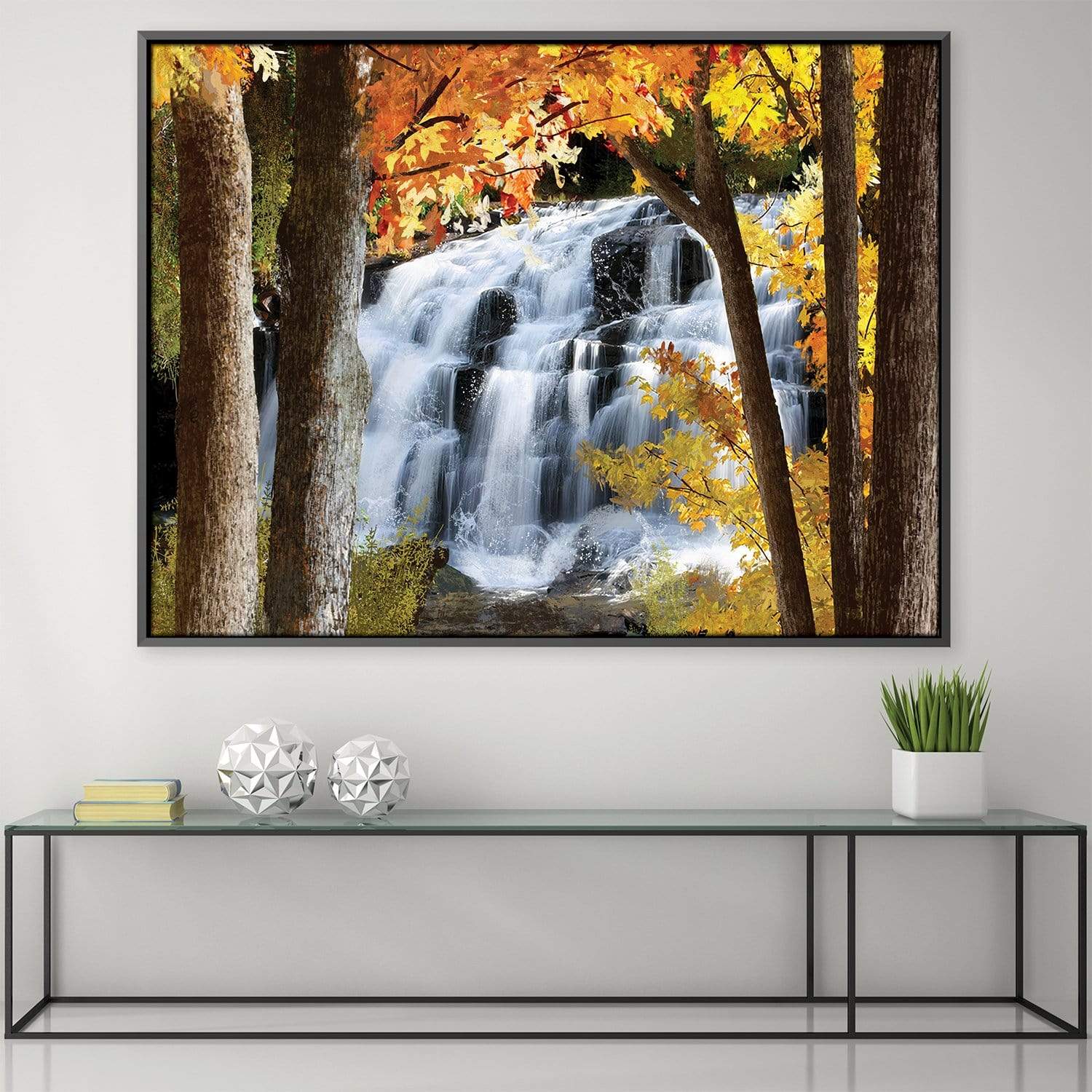 Serene Waterfall Canvas product thumbnail