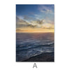Serene Waves Canvas Art A / 30 x 45cm / Unframed Canvas Print Clock Canvas