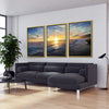 Serene Waves Canvas Art Clock Canvas