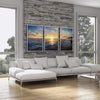 Serene Waves Canvas Art Clock Canvas