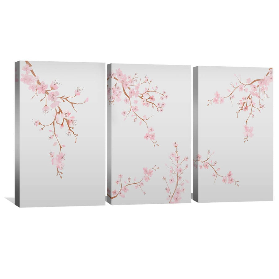 Serenity Blossoms Canvas Art Clock Canvas