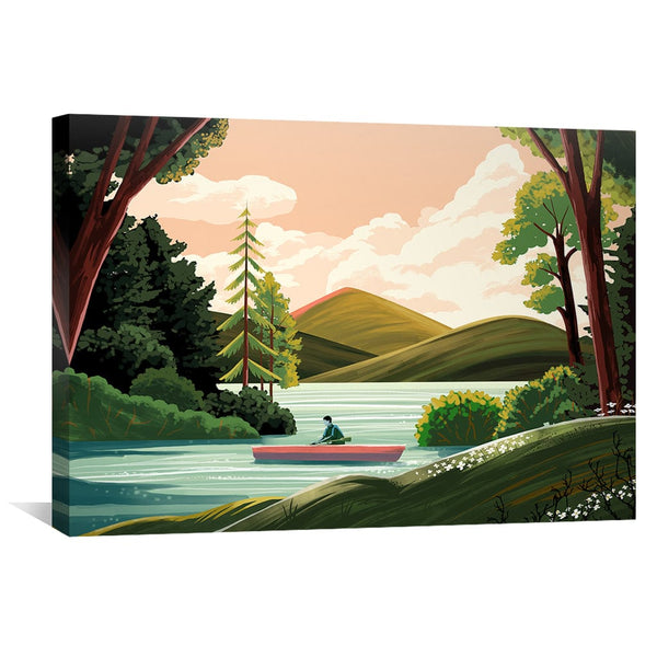 Serenity in Nature Canvas Art Clock Canvas