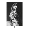 Shaded Beauty Canvas Art A / 40 x 50cm / No Board - Canvas Print Only Clock Canvas