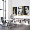 Shaded Beauty Canvas Art Clock Canvas