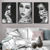 Shaded Beauty Canvas Art Set of 3 / 40 x 50cm / No Board - Canvas Print Only Clock Canvas