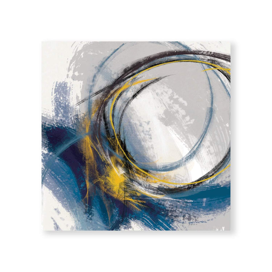 Shaded Brush Strokes Canvas Art Clock Canvas