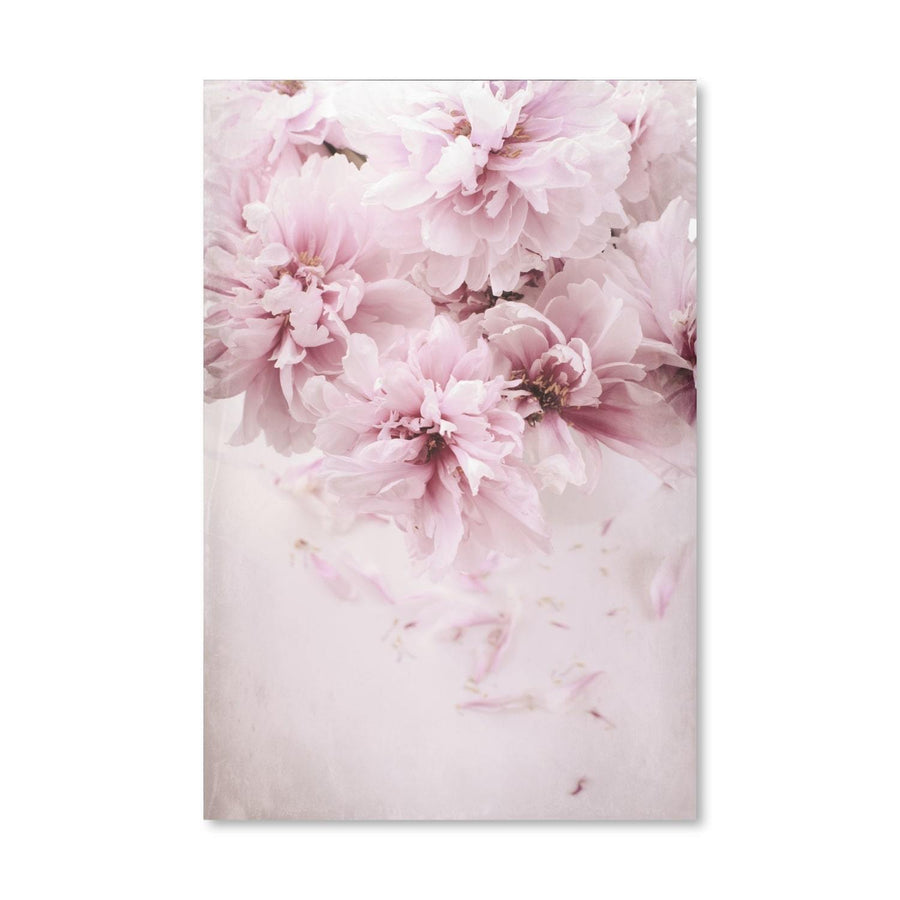 Shaded Pink Canvas Art Clock Canvas