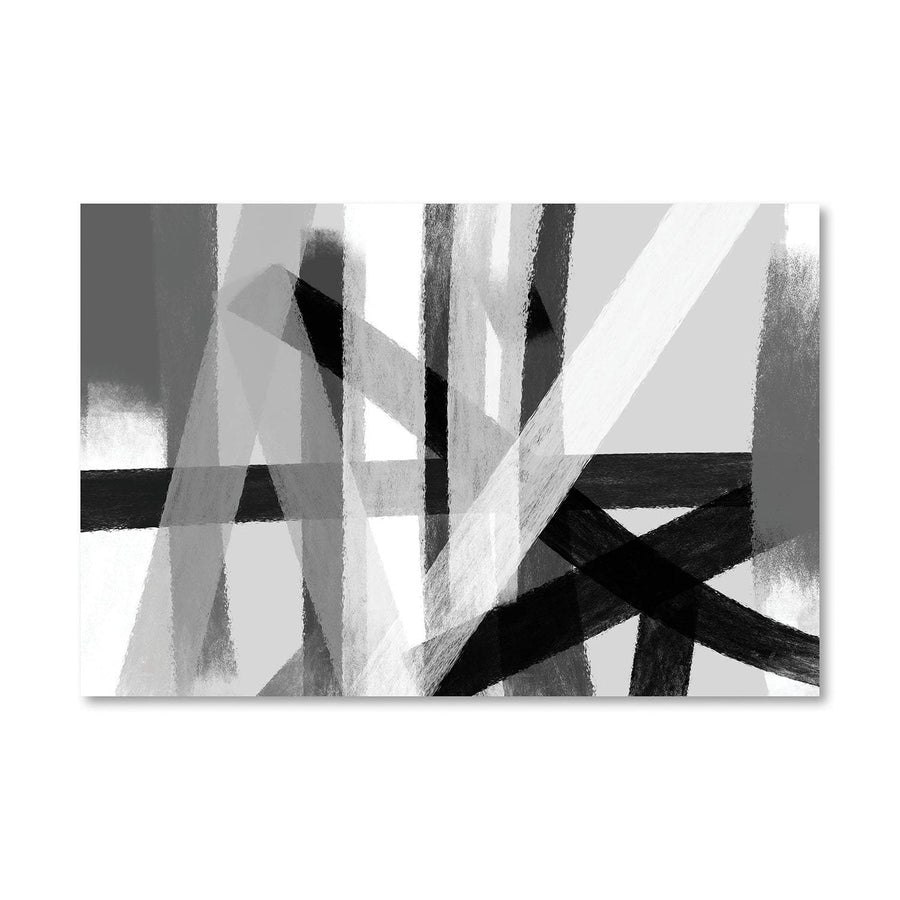 Shades of Obsidian Canvas Art Clock Canvas