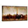 Shades of Paris Canvas Art Clock Canvas