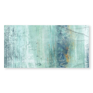 Shades of Turquoise Canvas Art Clock Canvas