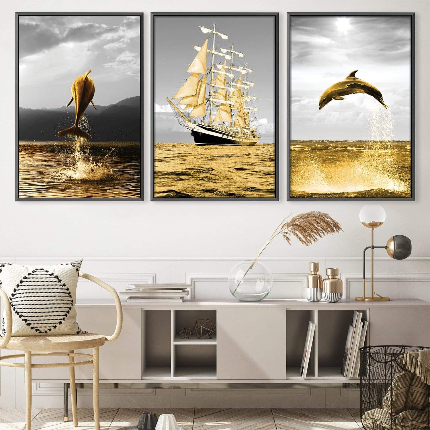 Shining Dolphin Canvas product thumbnail