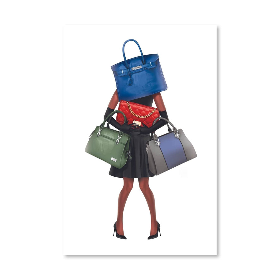 Shopping Spree Canvas Art Clock Canvas