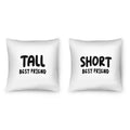 Short Best Friend Cushion Cushion Clock Canvas