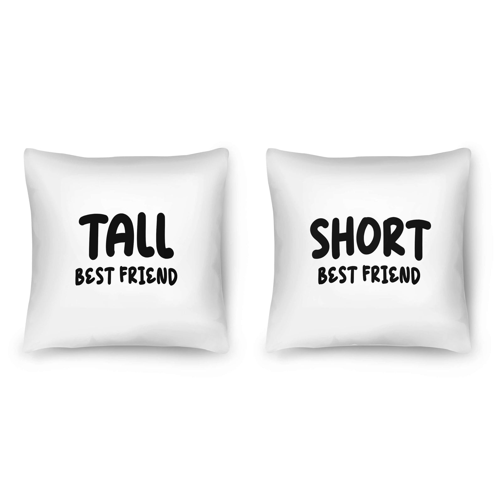 Short Best Friend Cushion Cushion Clock Canvas