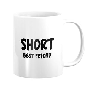Short Best Friend Mug Mug Clock Canvas