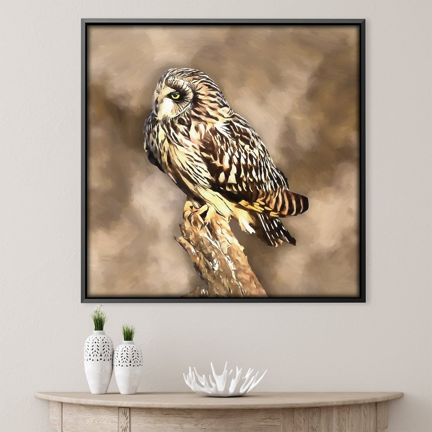 Short Eared Owl Canvas product thumbnail