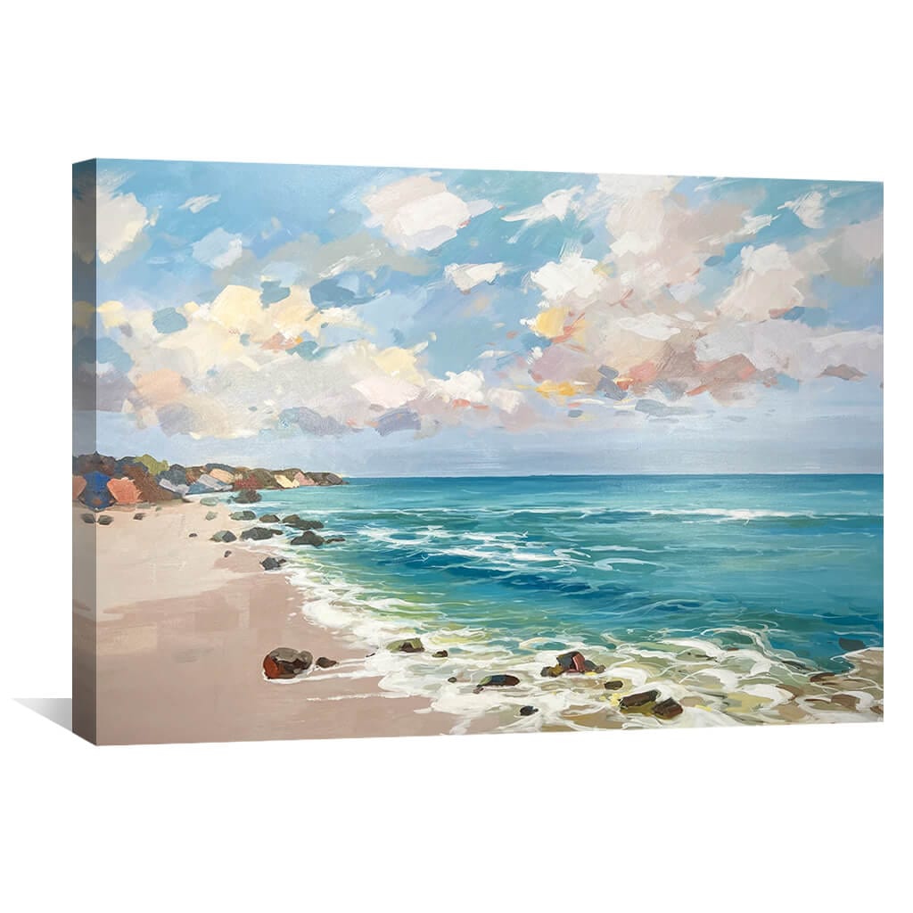 Simple Beaches Oil Painting product thumbnail