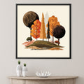 Simple Outdoors Canvas Art Clock Canvas